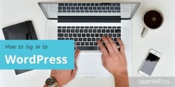 how to log in to WordPress