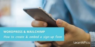 Setting up a MailChimp sign-up form on your website
